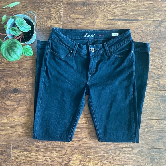 Levi Legging Jeans Dark Navy Blue - jeggings - Picture 3 of 8